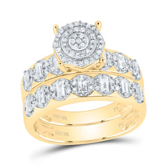 3/4CTW-DIA P1 ROUND TRIO RING