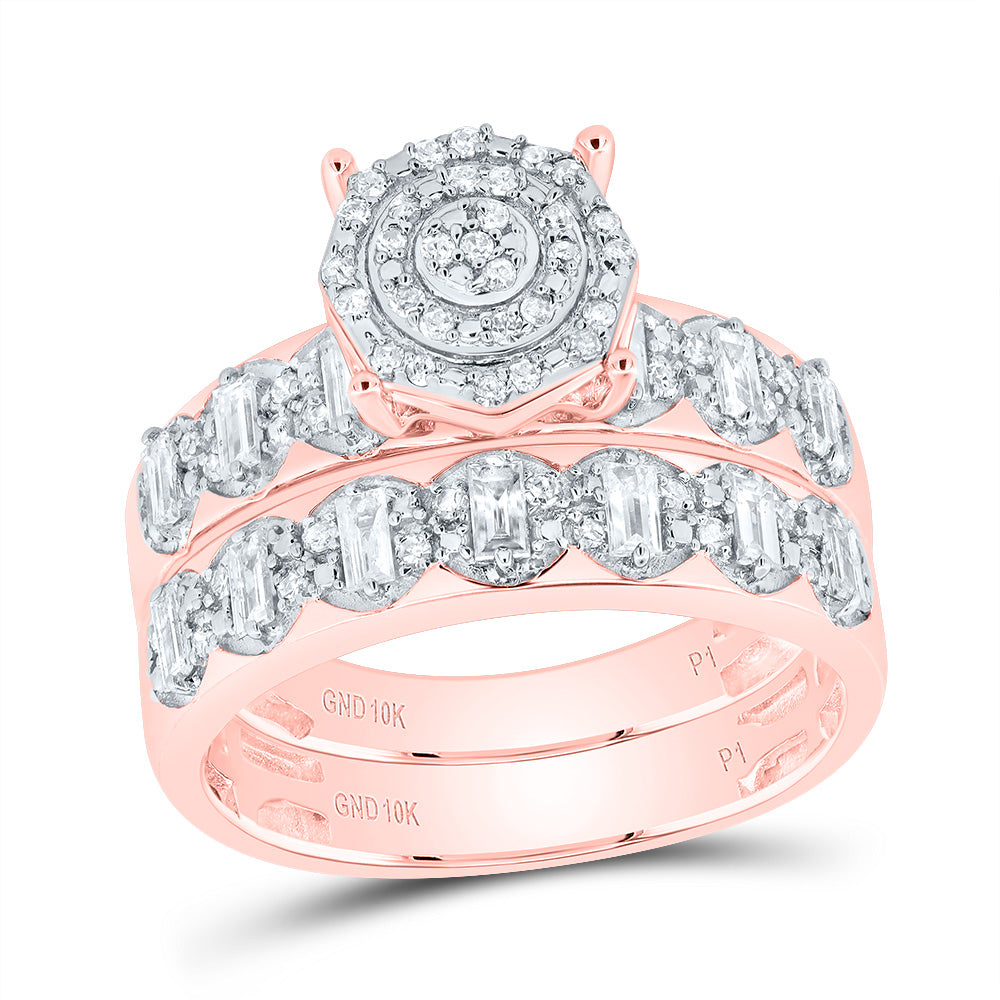 3/4CTW-DIA P1 ROUND TRIO RING