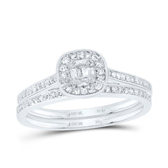 1/3CTW-DIA NK FASHION CUSHION BRIDAL SET