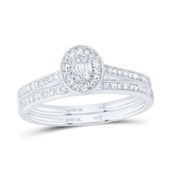 1/3CTW-DIA NK FASHION OVAL BRIDAL SET