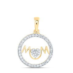 1/5CTW-DIA NK GIFT MOM PENDANT