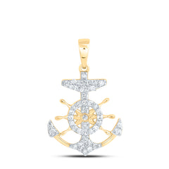 1/5CTW-DIA P1 GIFT ANCHOR PENDANT