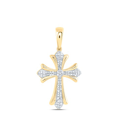 1/3CTW DIA NK FASHION CROSS PENDANT