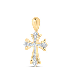 1/3CTW DIA NK FASHION CROSS PENDANT