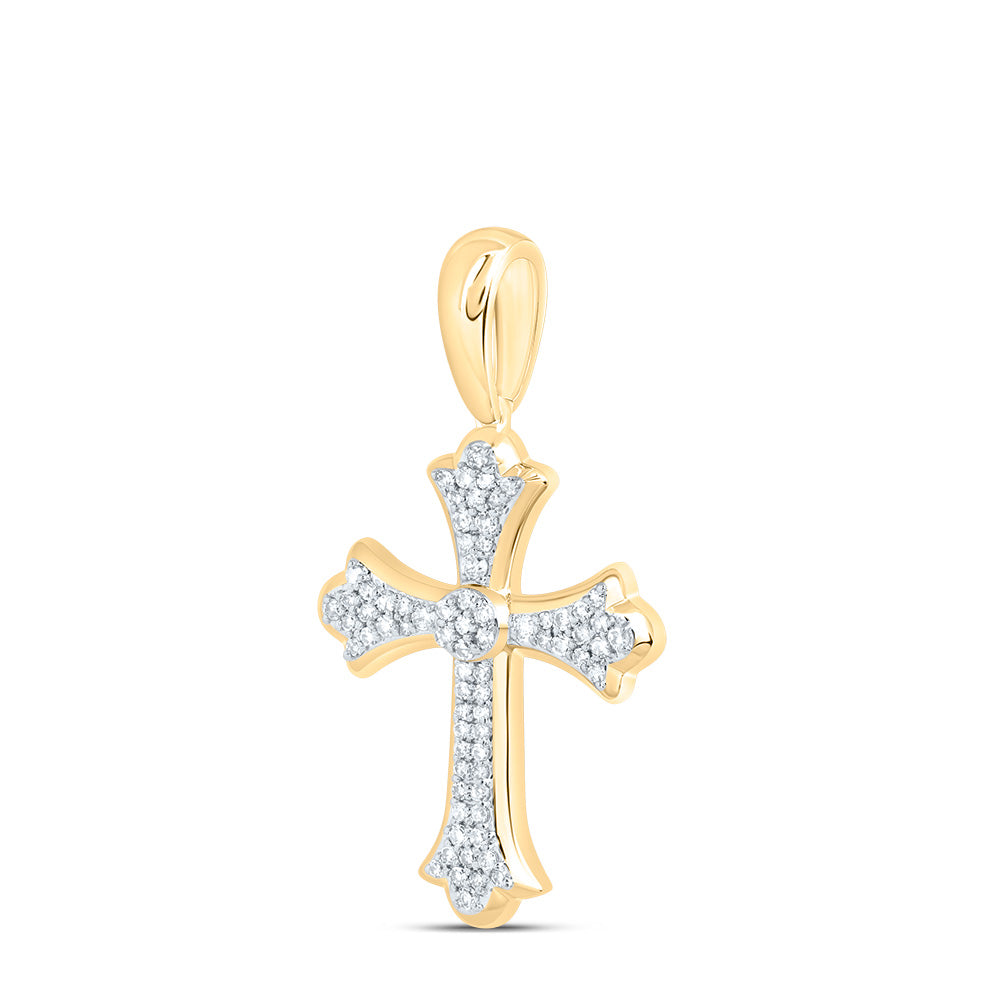 1/3CTW DIA NK FASHION CROSS PENDANT