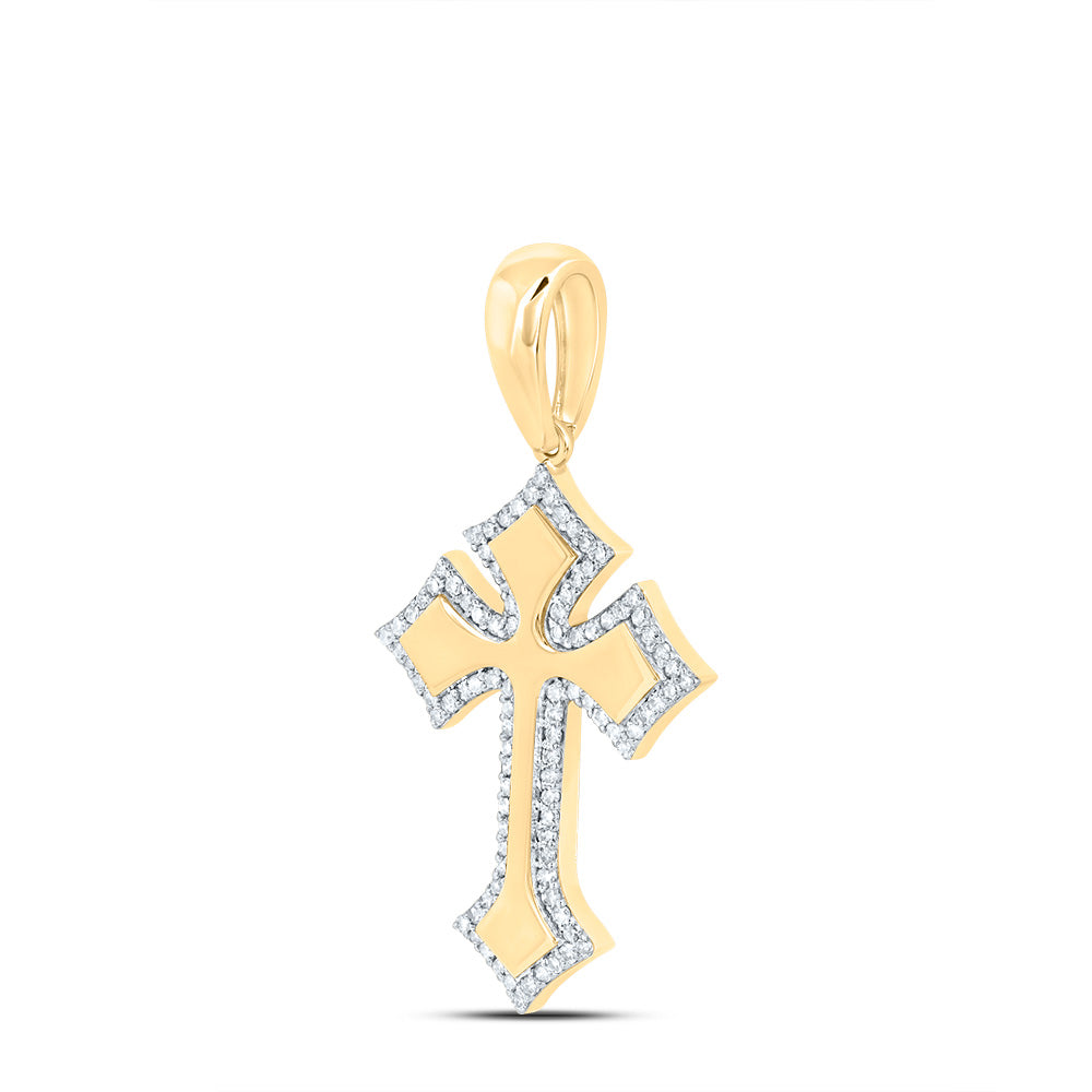 1/3CTW DIA NK FASHION CROSS PENDANT