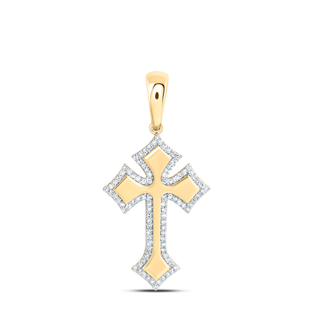 1/3CTW DIA NK FASHION CROSS PENDANT
