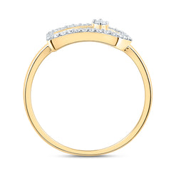 1/6CTW-DIA CN FASHION PAPER CLIP RING