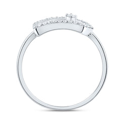 1/6CTW-DIA CN FASHION PAPER CLIP RING