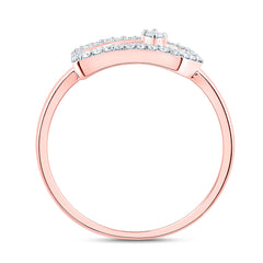 1/6CTW-DIA CN FASHION PAPER CLIP RING