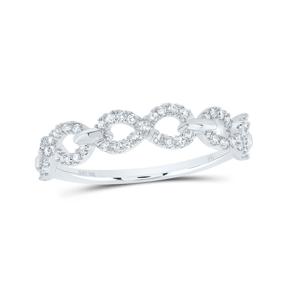1/4CTW-DIA NK FASHION INFINITY RING