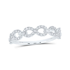 1/4CTW-DIA NK FASHION INFINITY RING