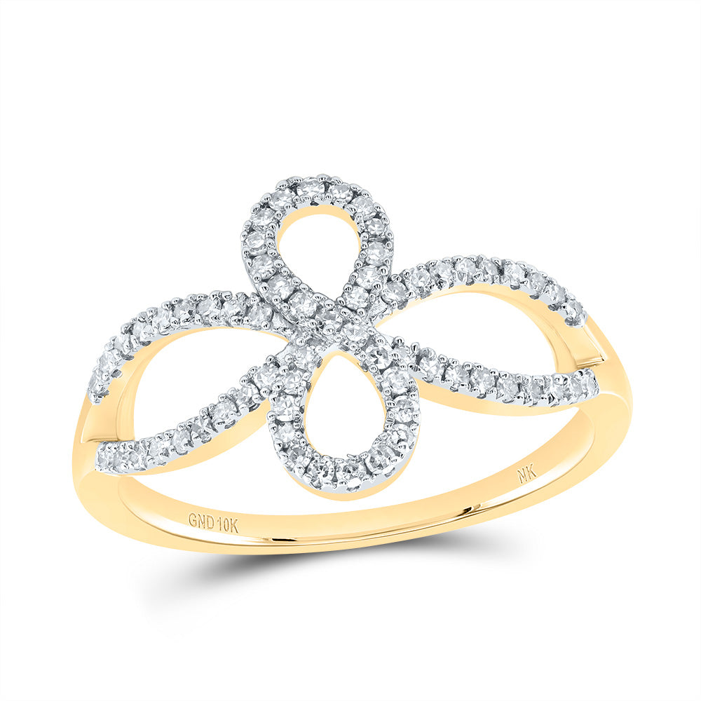 1/4CTW-DIA NK FASHION INFINITY RING