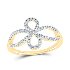 1/4CTW-DIA NK FASHION INFINITY RING