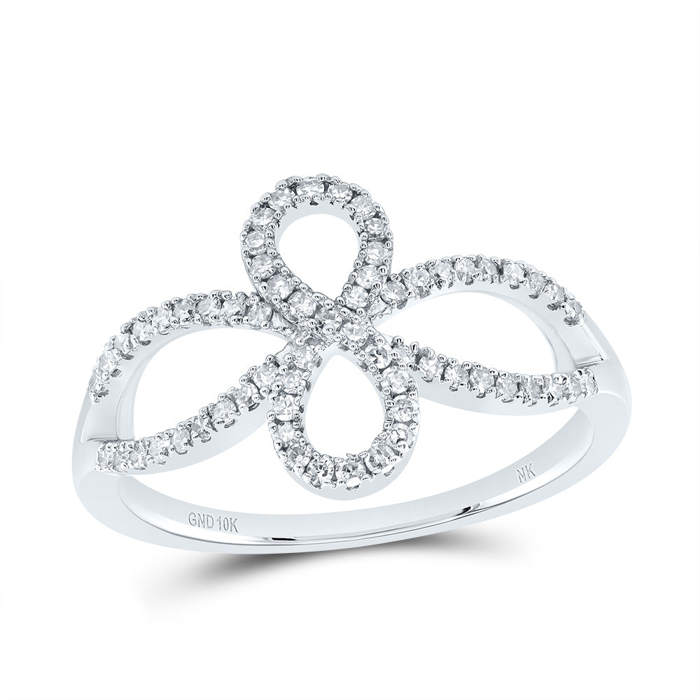 1/4CTW-DIA NK FASHION INFINITY RING