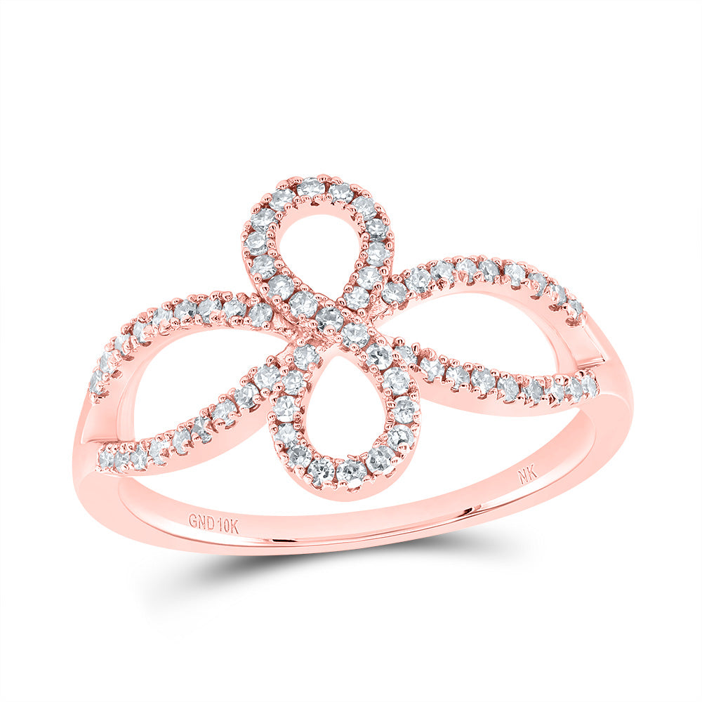 1/4CTW-DIA NK FASHION INFINITY RING