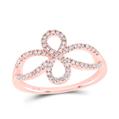 1/4CTW-DIA NK FASHION INFINITY RING