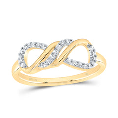 1/6CTW-DIA NK FASHION INFINITY RING