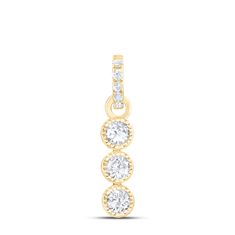 1/6CTW-DIA ANA M FASHION PENDANT