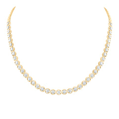 3CTW-DIA NKE FASHION TENNIS NECKLACE (18 INCH)