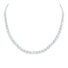 3CTW-DIA NKE FASHION TENNIS NECKLACE (18 INCH)