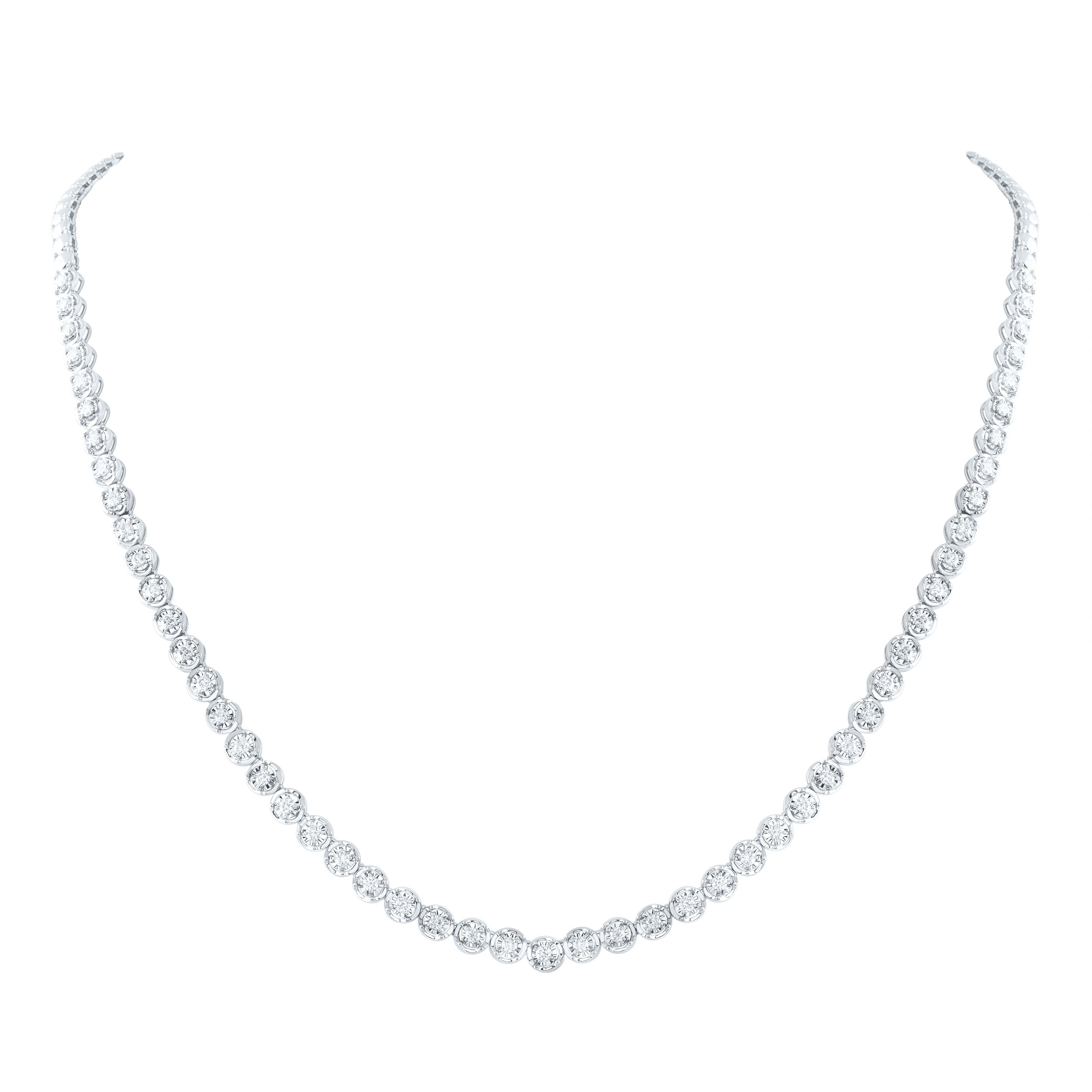 1 5/8CTW-DIA NKE FASHION TENNIS NECKLACE (18 INCH)