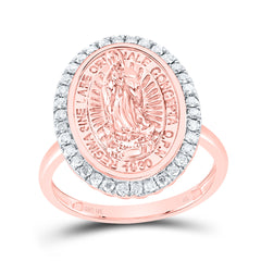 1/3CTW-DIA NK FASHION VIRGIN MOTHER MARY OVAL LADIES RING