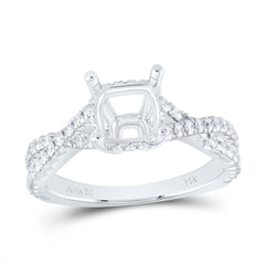 5/8CTW-DIA ANA M 2 1/2CT-CCU SEMI-MOUNT NO HALO ENGAGEMENT RING