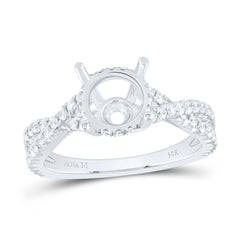 5/8CTW-DIA ANA M 2CT-CRD SEMI-MOUNT NO HALO ENGAGEMENT RING