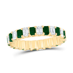 1CTW-DIA ANA M 1CTW-EM-EM NAT GEM RING