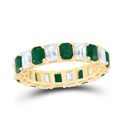 2 3/8CTW-DIA ANA M 1 3/4CTW-EM-EM NAT GEM RING
