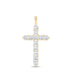 1/3CTW-DIA ANA M FASHION CROSS PENDANT