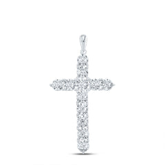 5/8CTW-DIA ANA M FASHION CROSS PENDANT