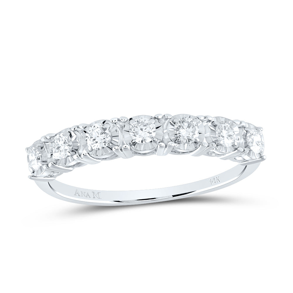 1/4CTW-DIA ANA M FASHION WEDDING LADIES  BAND