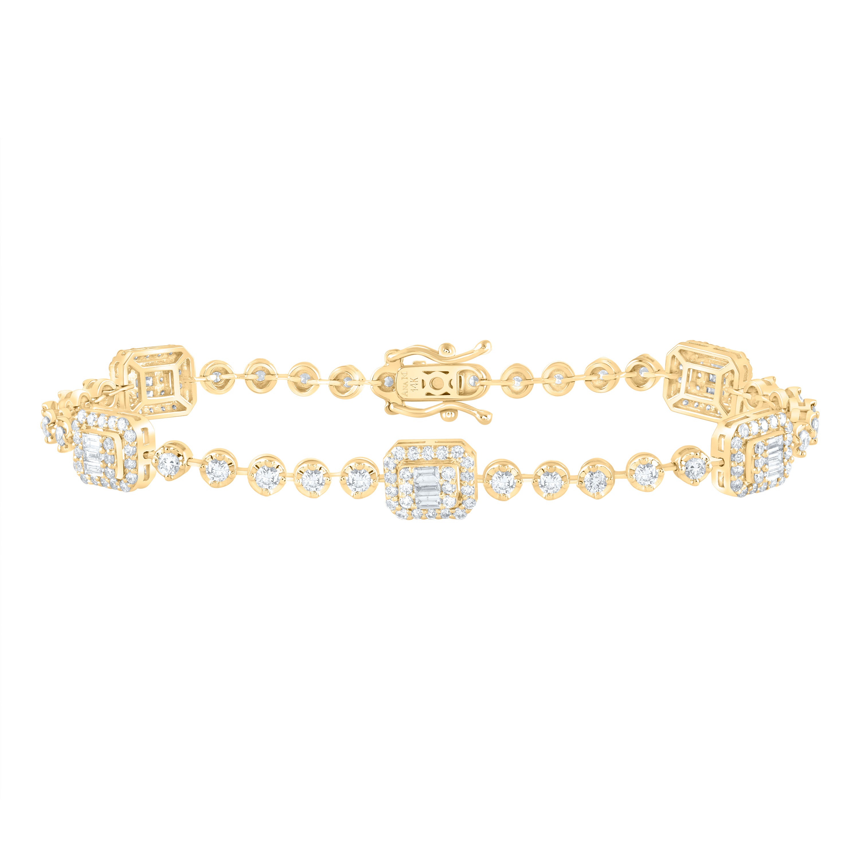 2 1/3CTW-DIA ANA M FASHION OCTAGON BRACELET (7 INCH)