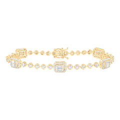2 1/3CTW-DIA ANA M FASHION OCTAGON BRACELET (7 INCH)