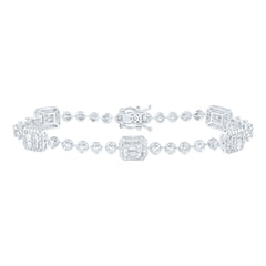 2 1/3CTW-DIA ANA M FASHION OCTAGON BRACELET (7 INCH)