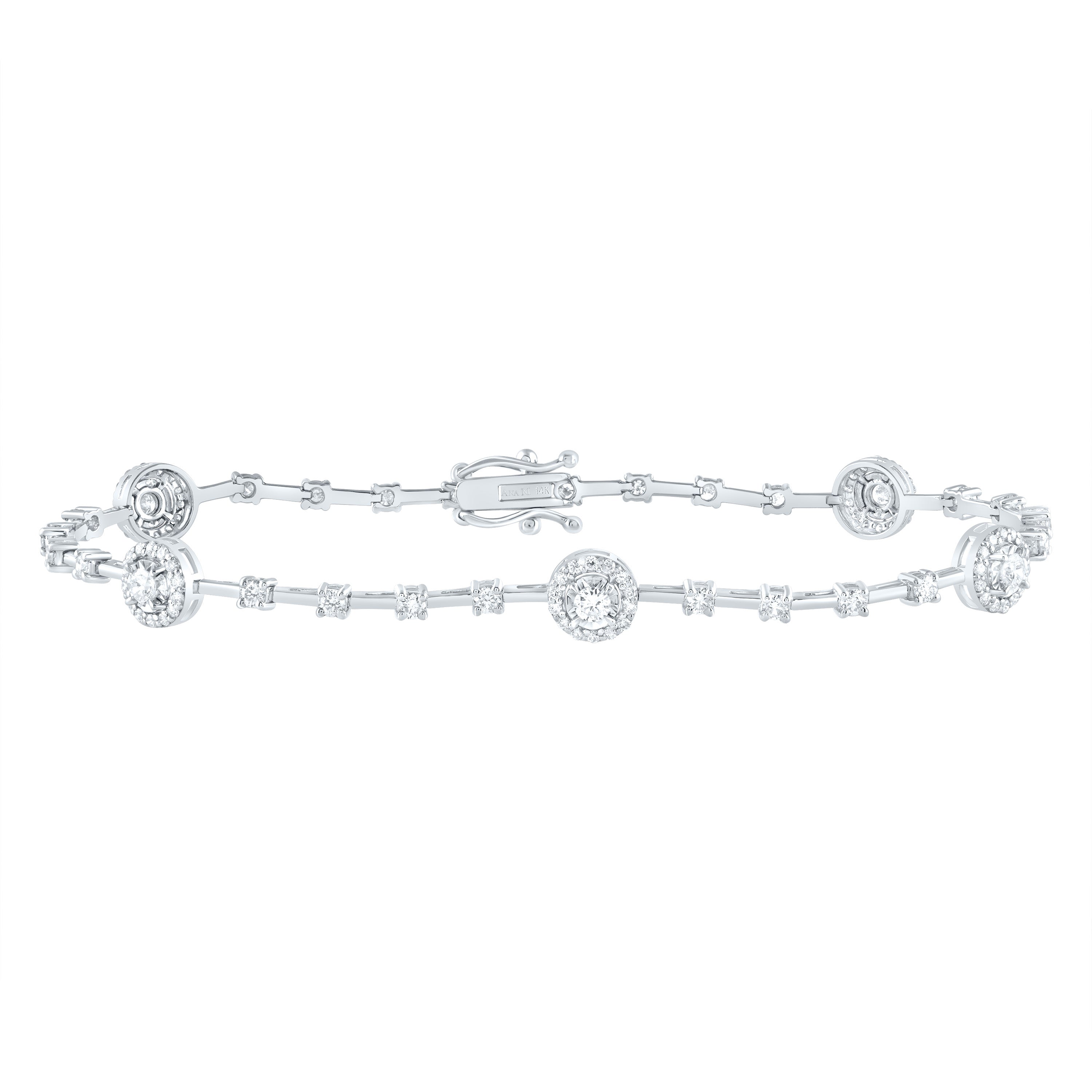 1 1/2CTW-DIA ANA M FASHION ROUND BRACELET (7 INCH)
