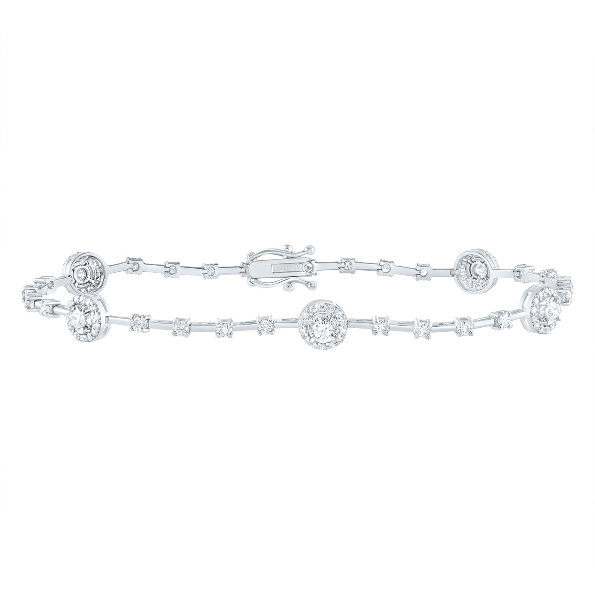 1 1/2CTW-DIA ANA M FASHION ROUND BRACELET (7 INCH)