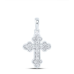1/8CTW-DIA CN GIFT CROSS PENDANT