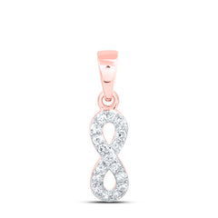 1/10CTW-DIA NK GIFT INFINITY PENDANT