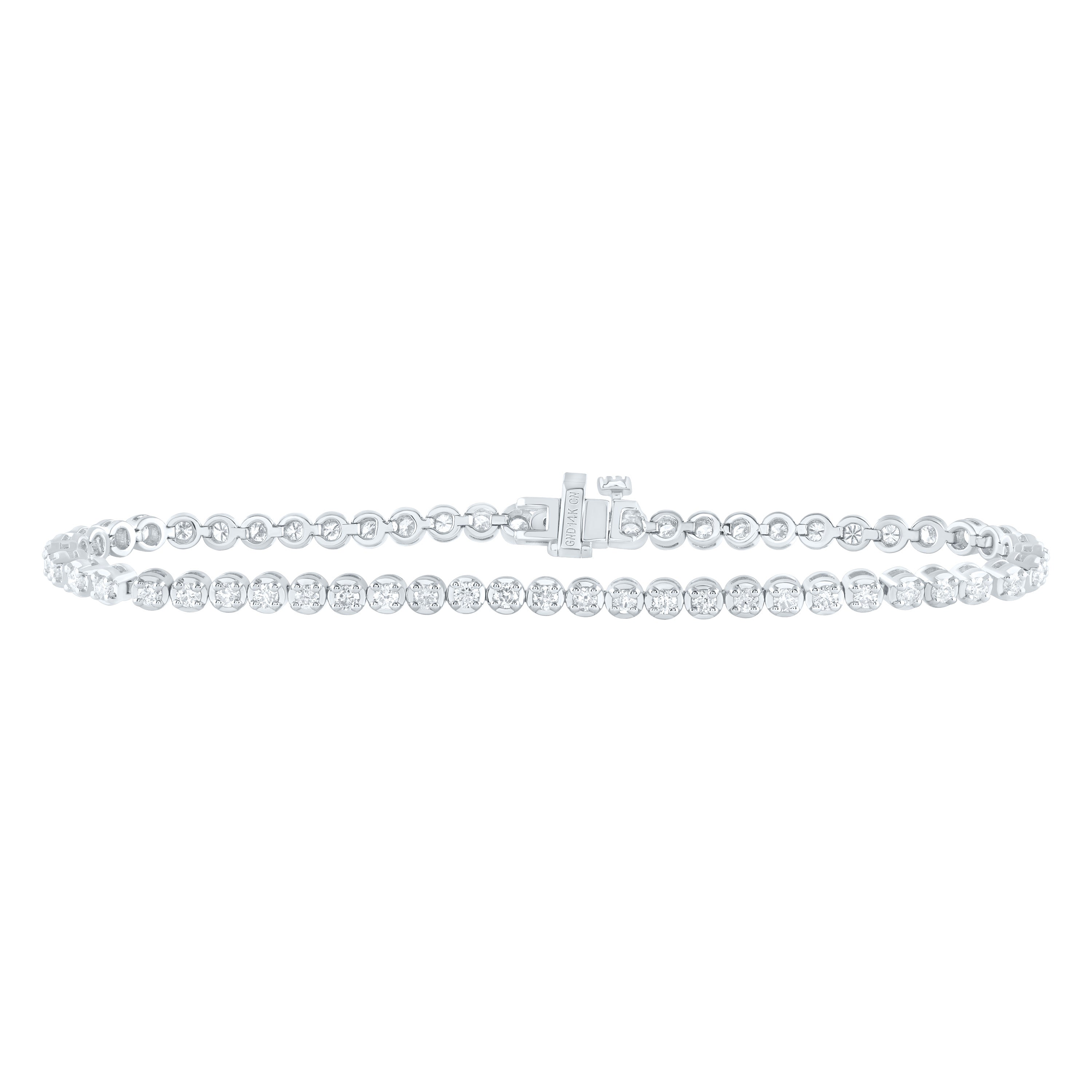 1 3/4CTW-DIA CN FASHION ROUND TENNIS BRACELET (7 INCH)
