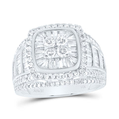 1 7/8CTW-DIA ANA M CUSHION SINGLE HALO BRIDAL RING