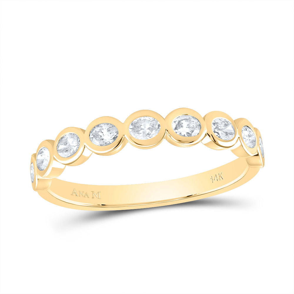 1/2CTW-DIA ANA M FASHION OVAL BAND