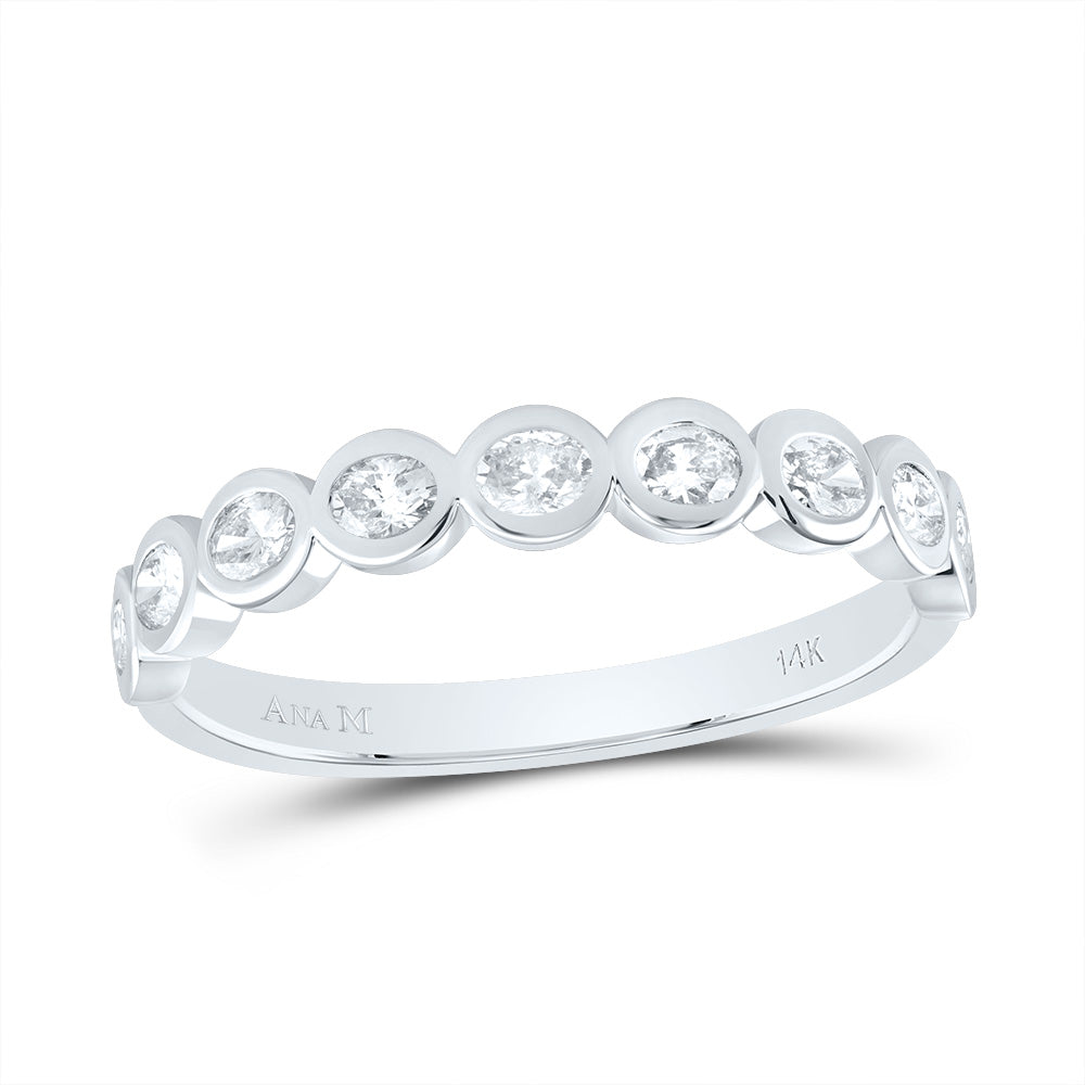 1/2CTW-DIA ANA M FASHION OVAL BAND