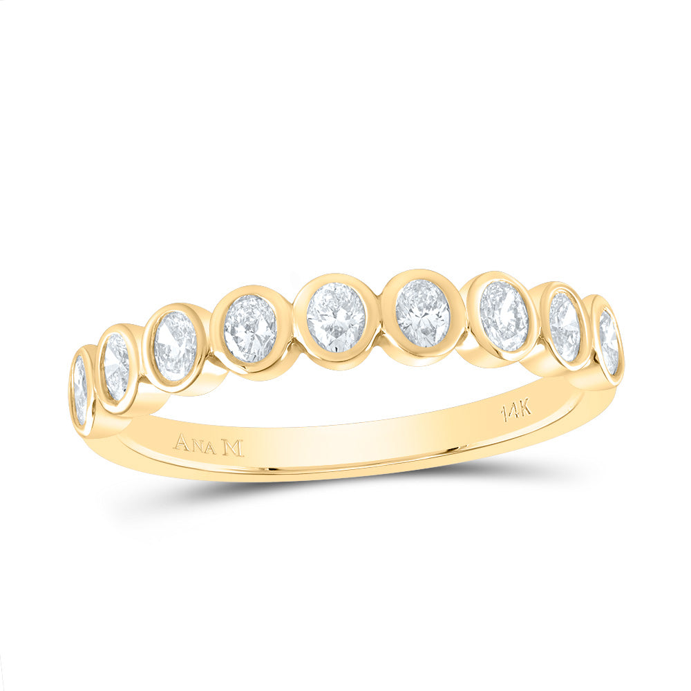 1/2CTW-DIA ANA M FASHION OVAL BAND