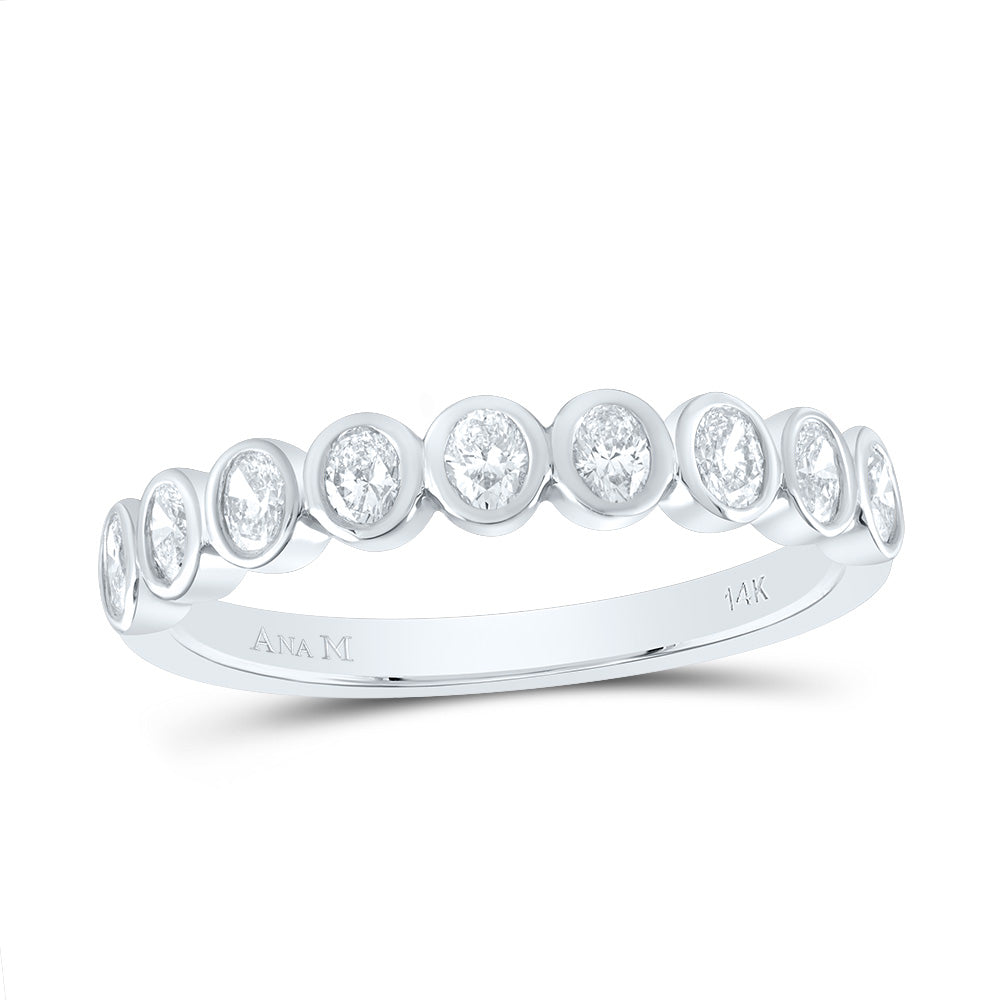 1/2CTW-DIA ANA M FASHION OVAL BAND