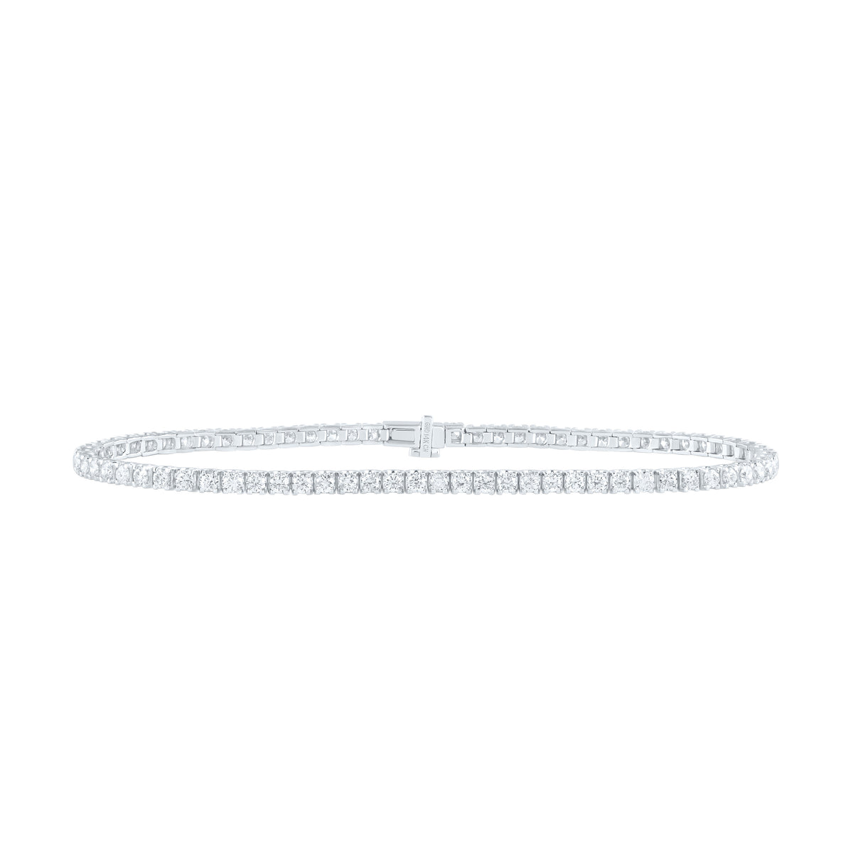 14k Gold 2 1/2 CTW-Natural Diamond Fashion Tennis Bracelet (7 Inch ) Gram