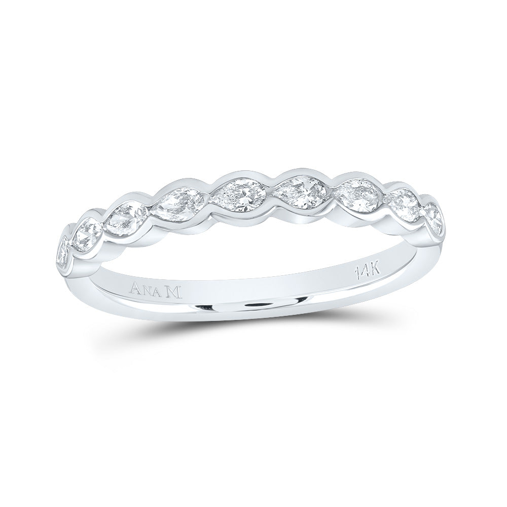 3/8CTW-DIA ANA M FASHION PEAR BAND