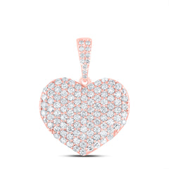 1 1/3CTW-DIA ANA M FASHION HEART PENDANT